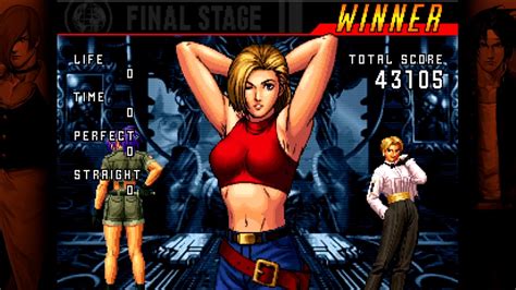 Kof 98 Blue Mary Vs Omega Rugal Youtube