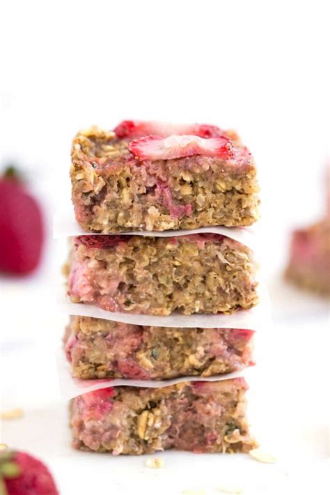 Strawberry Quinoa Breakfast Bars Simply Quinoa