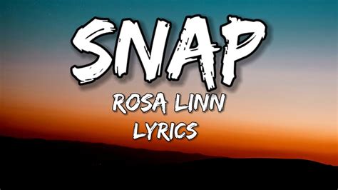 Rosa Linn Snap Lyrics Youtube