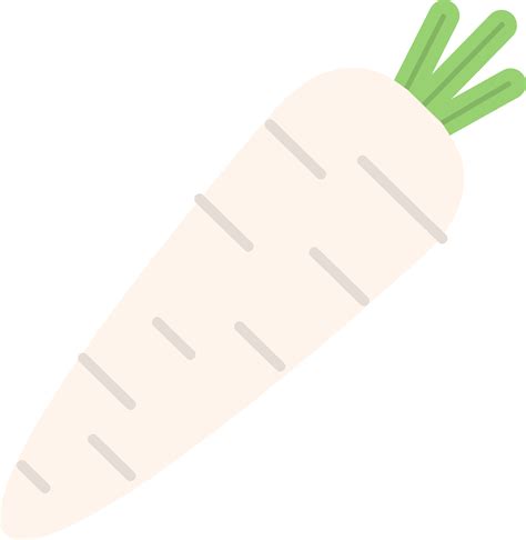 Hand drawn style drawing white radish 14651721 Vector Art at Vecteezy