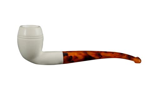 Meerschaum Pipa Cl Sica Tallada A Mano Para Fumar Tabaco Con Estuche