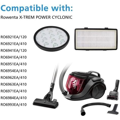 Filtres Pour Rowenta X Trem Power Cyclonic Ro Ea Ro Ea Ro Ea