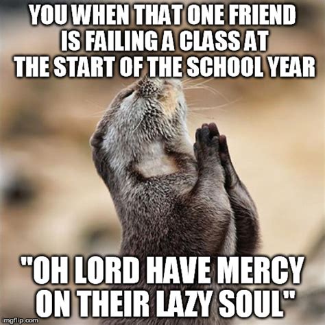 Praying Otter Imgflip