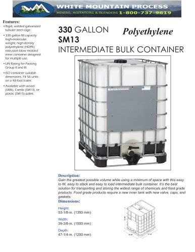 Ibc Container Dimensions