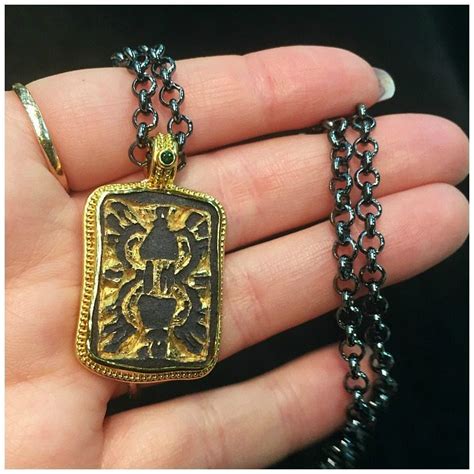 Zaffiro jewelry necklace made from a 9th century Anglo Saxon artifact ...