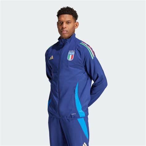 Adidas Italy Tiro Competition Presentation Track Top Blue Free