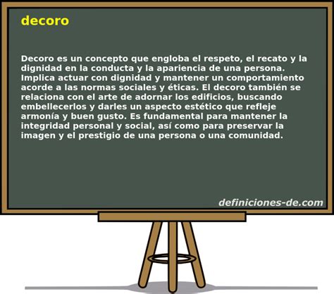 O Que Significa Decoro - Significado de «decoro»
