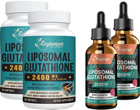 Amazon Zeylamum Liposomal Glutathione 2400 MG Liposomal