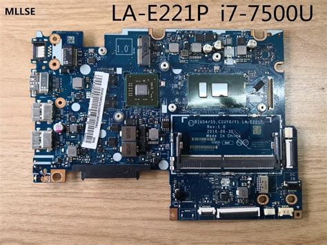 Mllse S Ikb Laptop Motherboard For Lenovo La E P With I U