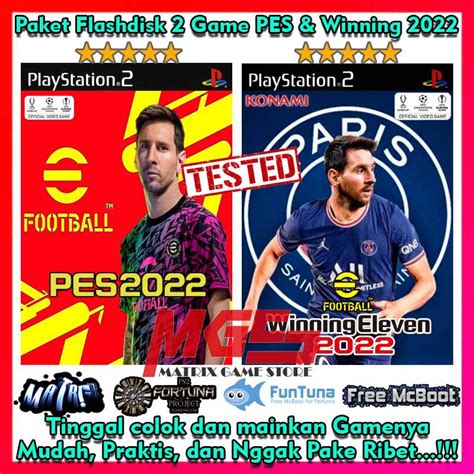 Jual Flashdisk Game PS2 PS 2 EFootball PES 2022 Dan Winning Eleven 2022