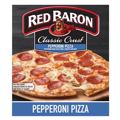 Red Baron Pepperoni Classic Crust Frozen Pizza 2061 Oz