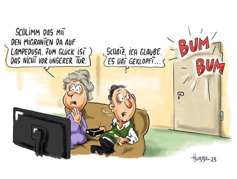 Karikatur Des Tages 17 09 23 HUBBE Cartoons