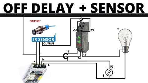 Sensor Connection With Off Delay Timer For Automation Ii Off Delay Timer Wiring Youtube