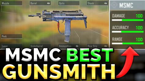 Msmc Best Gunsmith In Cod Mobile Season Msmc Best Attachments For