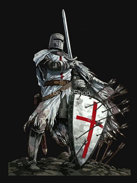 "Templar Shield Cross Medieval Warrior Sword Knights Templar Armor ...