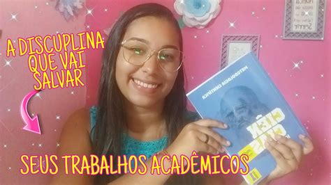 COMO A DISCIPLINA DE METODOLOGIA CIENTÍFICA PODE AJUDAR O PAPER DA