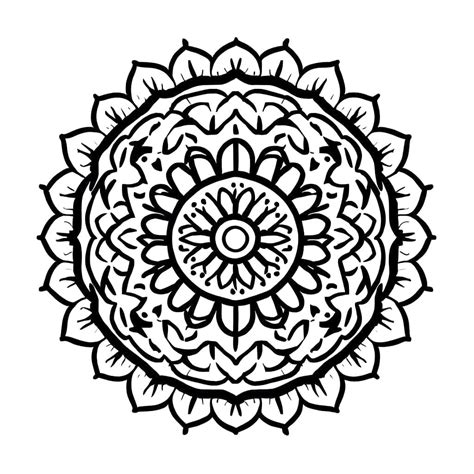 Coloriage Mandala Facile Pour Les Adultes T L Charger Et Imprimer