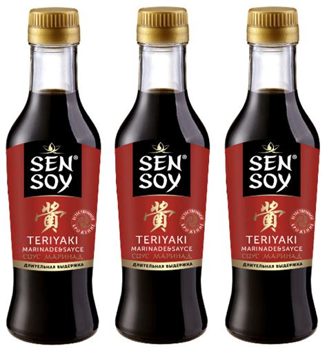 Sen Soy Соевый соус Терияки по 220 мл набор из 3 шт - купить с ...