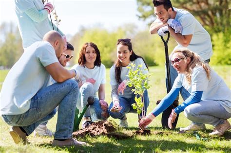 Premium Photo Volunteering Charity People And Ecology Concept