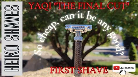 Yaqi The Final Cut First Shave Pearl Flexi Update YouTube