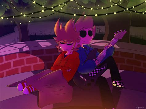 Download Eddsworld Tom And Tord Bonding Wallpaper