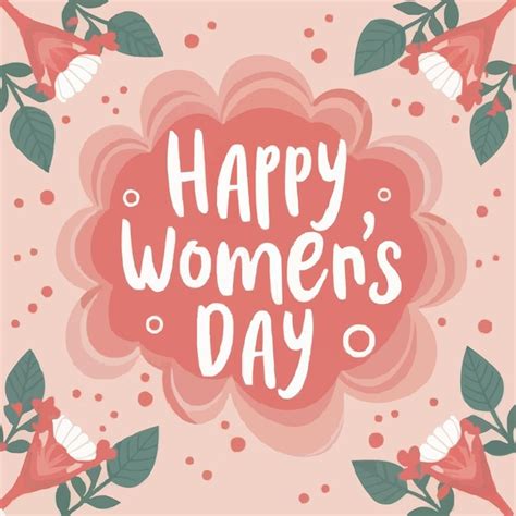 Premium Vector 8 March Womens Day Greeting Card Design