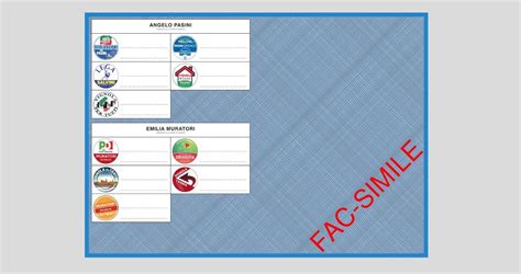 Vignola Fac Simile Scheda Elettorale Comunali 2020 Come Si Vota