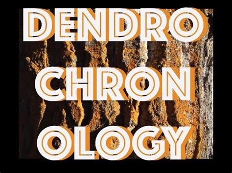 Dendrochronology! - YouTube