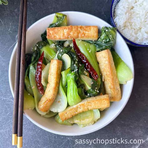 Tasty Tofu Bok Choy Stir Fry 15 Minute Side Dish