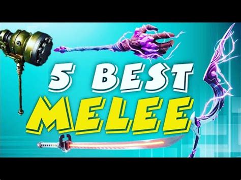 5 BEST MELEE WEAPONS 2020 MUST HAVE FORTNITE SAVE THE WORLD YouTube