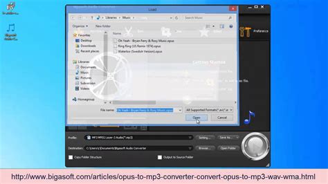 Opus To MP3 Converter Convert Opus To MP3 WAV WMA M4A YouTube