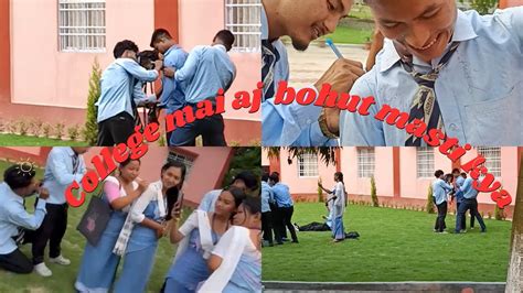 Ass Collage Mai Bohot Enjoy Kya College Mai Last Exam Ta Vlogging