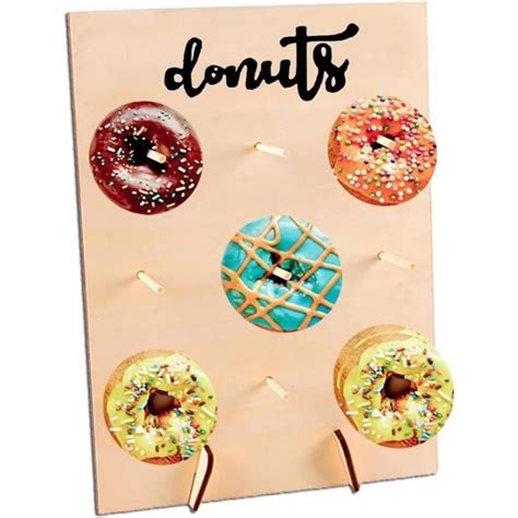 Donut Pr Sentoir Support Mur Donuts Pr Sentoir En Mdf Bois Support