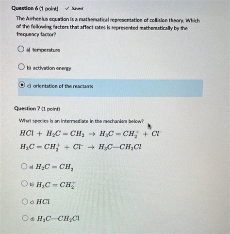 Solved Consider The Following Hypothetical Reaction A 2BE Chegg