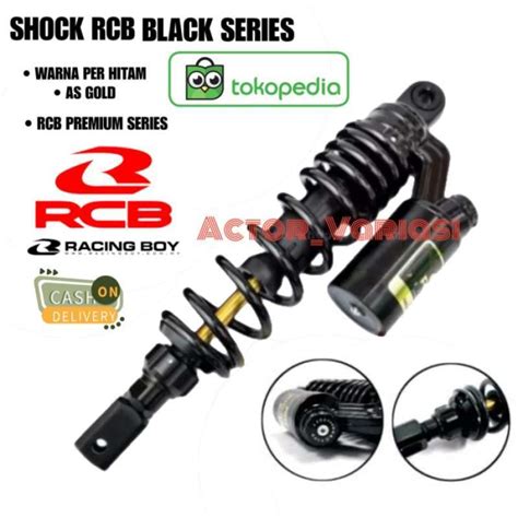 Promo Shock Breakers Matic Full Black As Gold Mio Scoopy Beat Vario