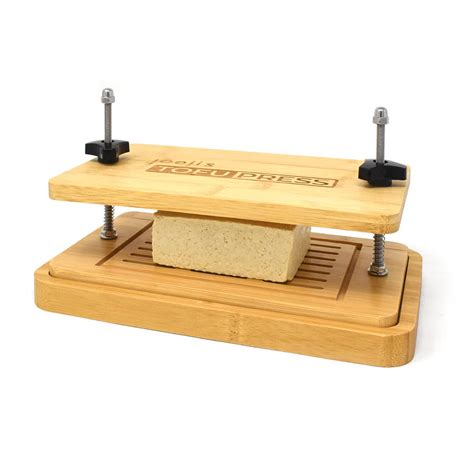 Buy Joejis Bamboo Tofu Press Set With Strainer Drainer Drip Tray