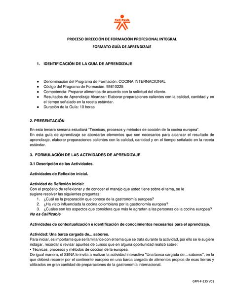 Guia Aprendizaje Hola Proceso Direccin De Formacin Profesional