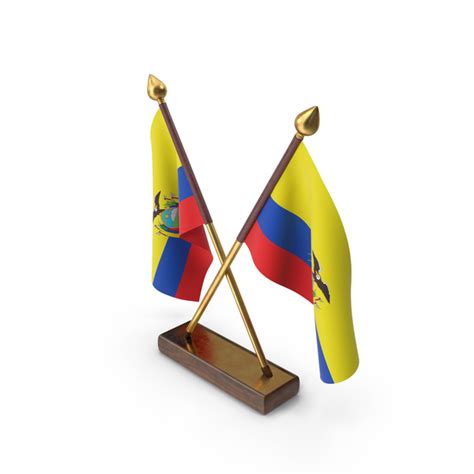 Ecuador Colombia Cloth Two Flags Stand Png Images And Psds For Download