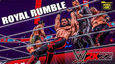 Wwe 2k22 20 Men Royal Rumble Match Gameplay Youtube