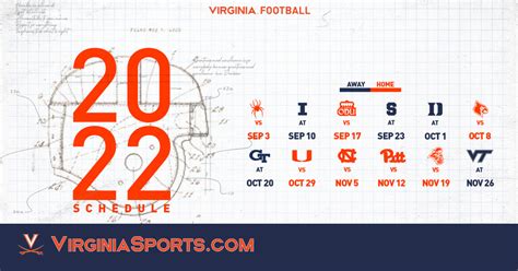 Virginia Football | 2022 Virginia Football Schedule Unveiled