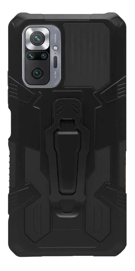 Funda Xiaomi Redmi Note 10 Pro Clip Case Uso Rudo Mica Envío Gratis