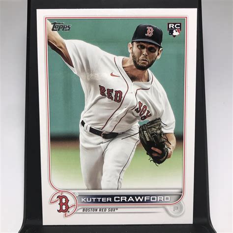 2022 Topps Series 2 645 Kutter Crawford Boston Red Sox RC BASE