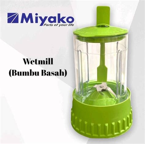 Chopper Blender Bumbu Basah Miyako Model Baru Lazada Indonesia