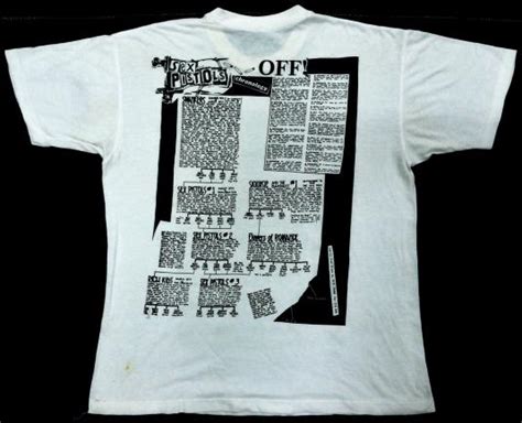 VINTAGE SEX PISTOLS CHRONOLOGY T SHIRT Defunkd