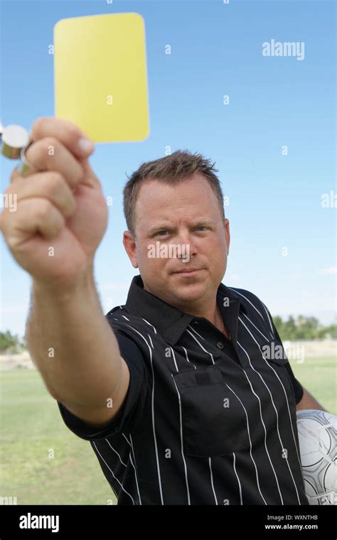 Soccer Referee Player Card Hi Res Stock Photography And Images Alamy