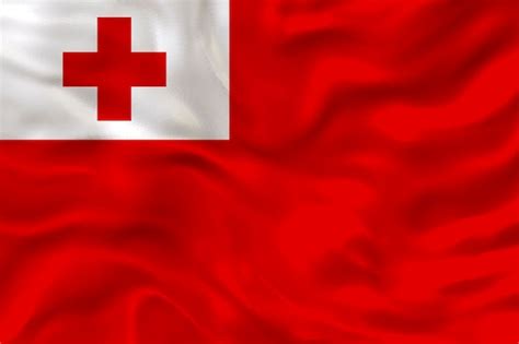 Premium Photo | National flag of Tonga Background with flag of Tonga