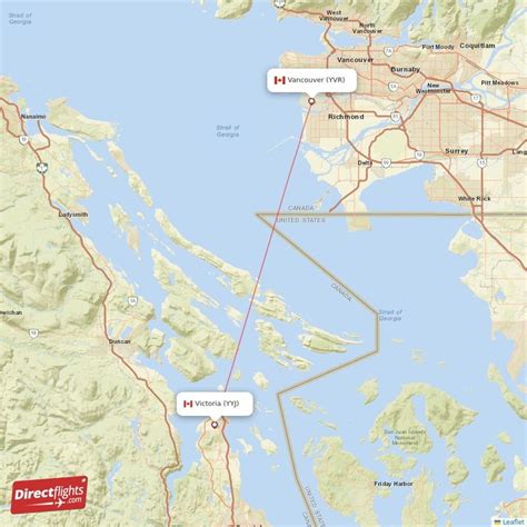 Direct Flights From Victoria To Vancouver YYJ To YVR Non Stop