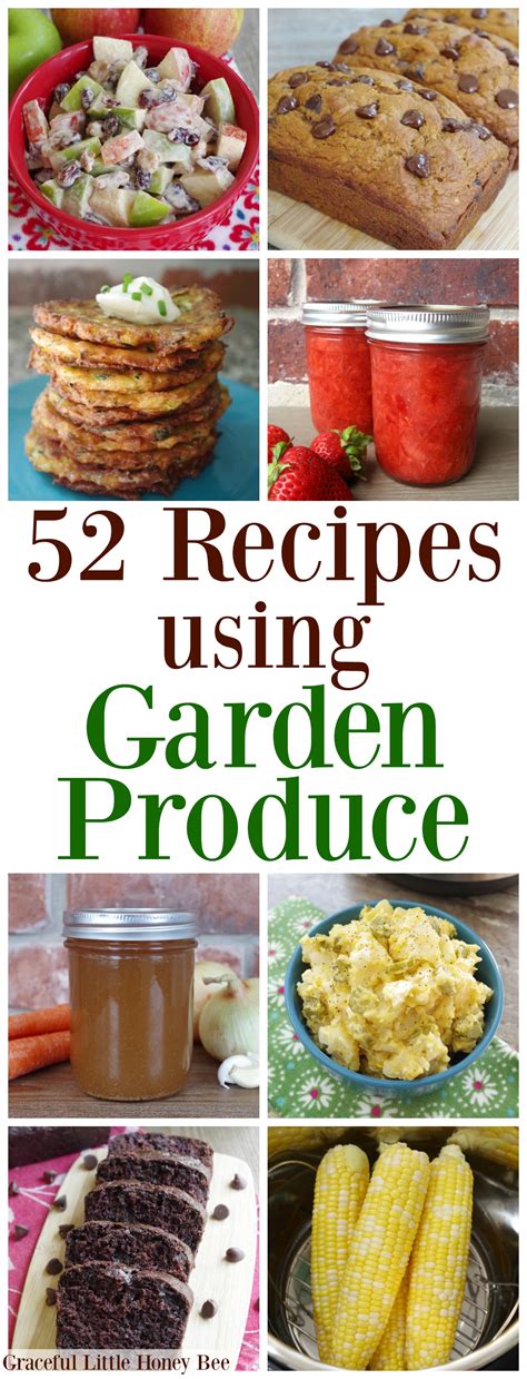 65 Garden-Fresh Recipes To Use up the Harvest - Graceful Little Honey Bee