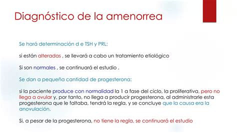 Amenorrea Primaria Y Secundaria Ppt