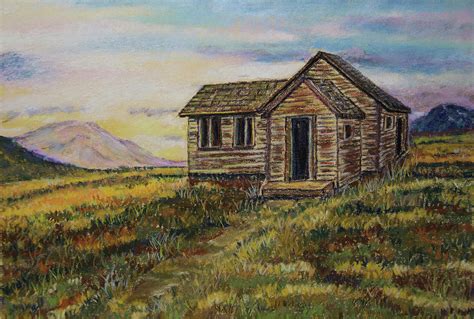 Little Old Cabin Painting by Sharon Gilligan - Fine Art America